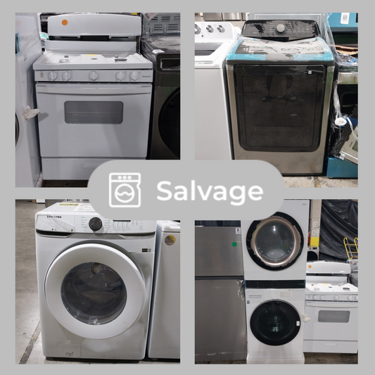 #1310 Liquidation Half Truckload of 29 Salvage Appliances in South Carolina - Saco