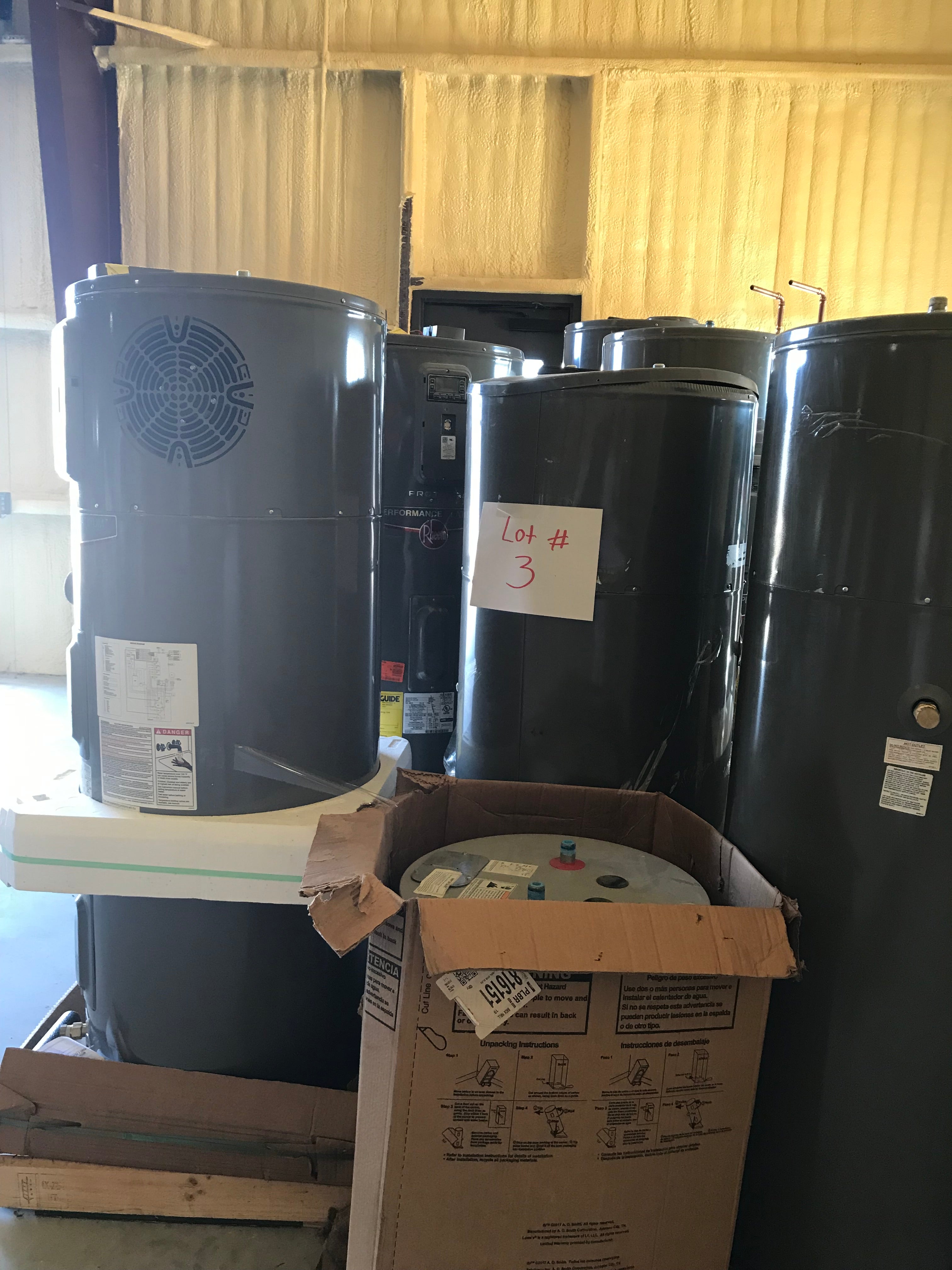 Water Heaters Lot 3
