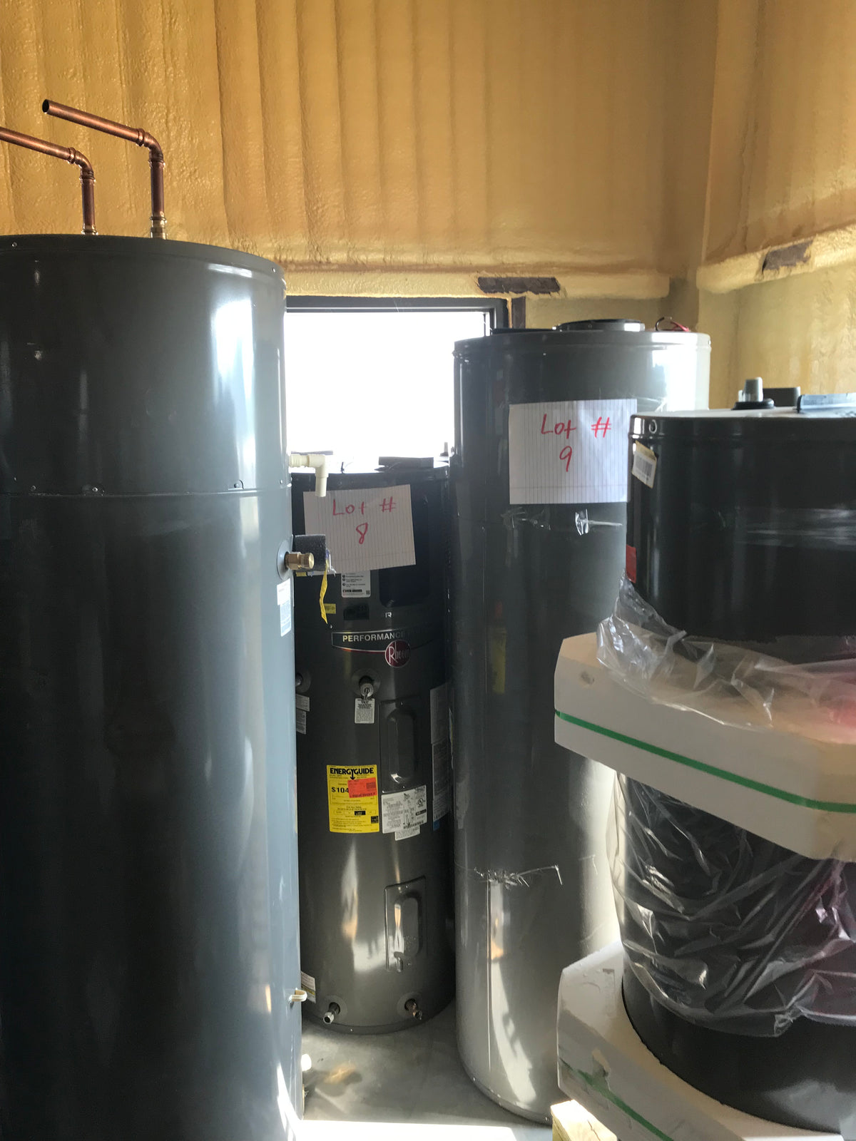 Water Heater Lot 8