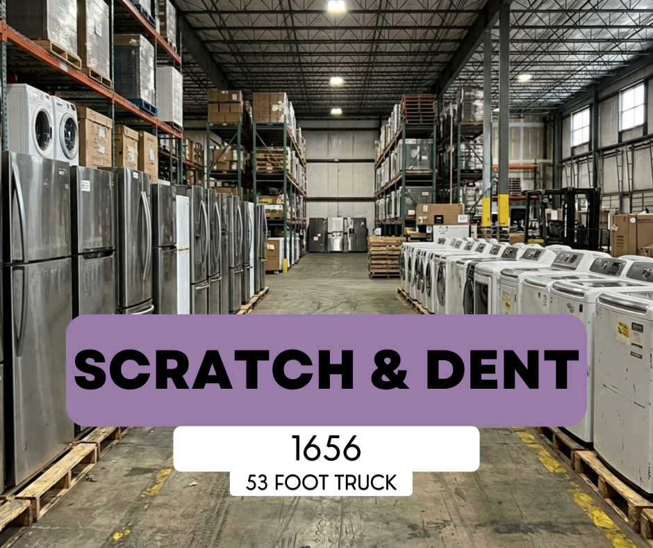 #1656 Liquidation Full Truckload of 43 Scratch and Dent Appliances in West Deptford, NJ