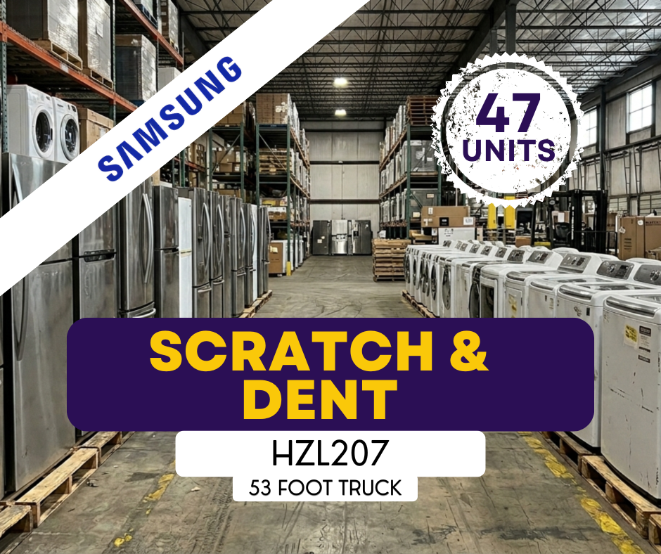 #HZL207 Liquidation Full Truckload of 47 Scratch and Dent Appliances in Hazleton, PA