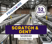 #SD2855D Liquidation Full Truckload of 52 Scratch and Dent Appliances in Ontario CA