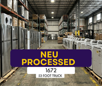 #1672 Liquidation Full Truckload of 96 Neu Processed Appliances in Georgetown, Texas