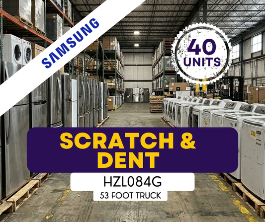 #HZL084G Liquidation Full Truckload of 40 Scratch and Dent Appliances in Hazleton, PA