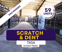 #TXG6 Liquidation Full Truckload of 59 Scratch and Dent Appliances in Texas