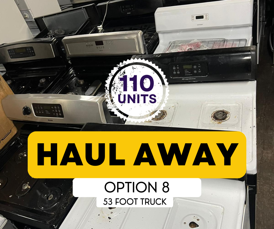 #1709 Liquidation Full Truckload of 110 Haul Aways (Used) Appliances in Morgantown, WV