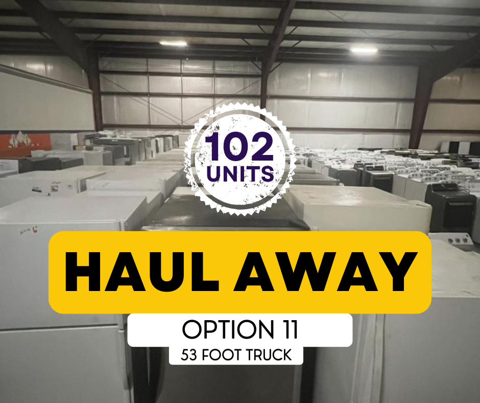 #1712 Liquidation Full Truckload of 102 Haul Aways (Used) Appliances in Morgantown, WV