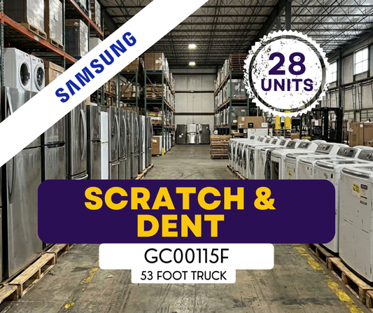 #GC00115F Liquidation Full Truckload of 28 Scratch and Dent Appliances in Macon, Georgia