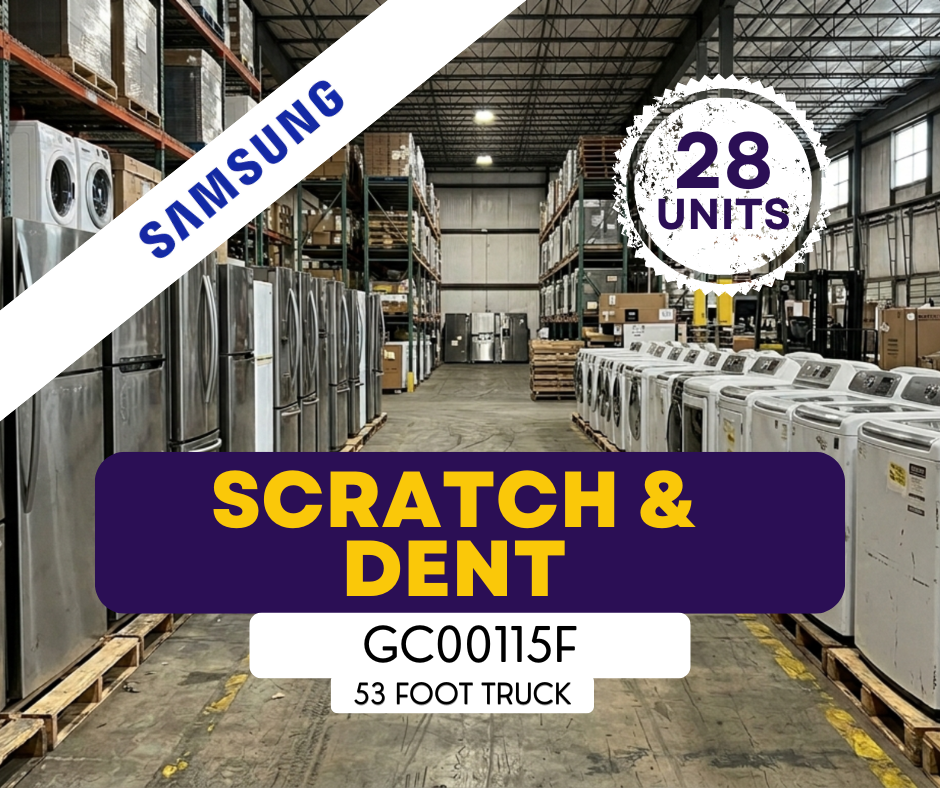 #GC00115F Liquidation Full Truckload of 28 Scratch and Dent Appliances in Macon, Georgia