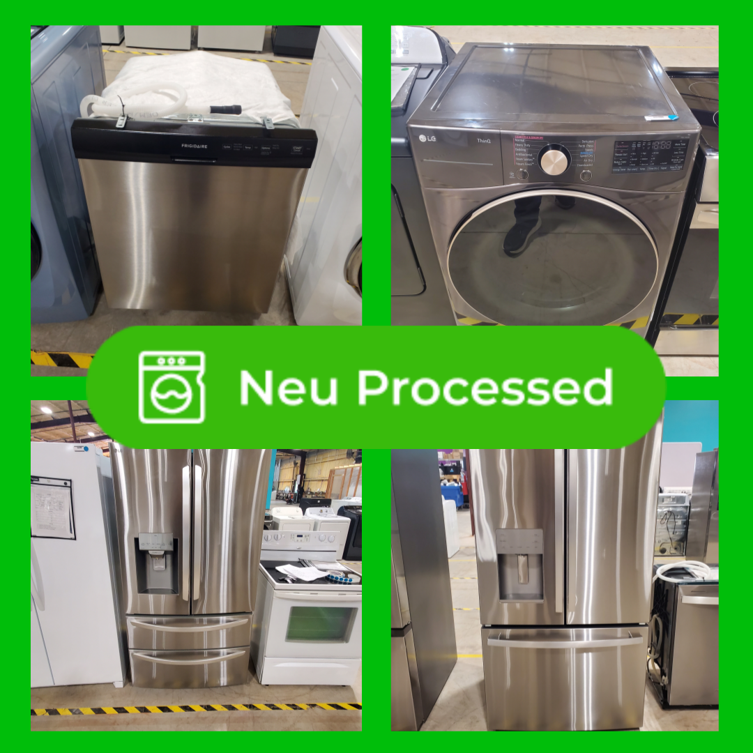 #1574 Liquidation Half Truckload of 18 Neu Processed Appliances in Texas
