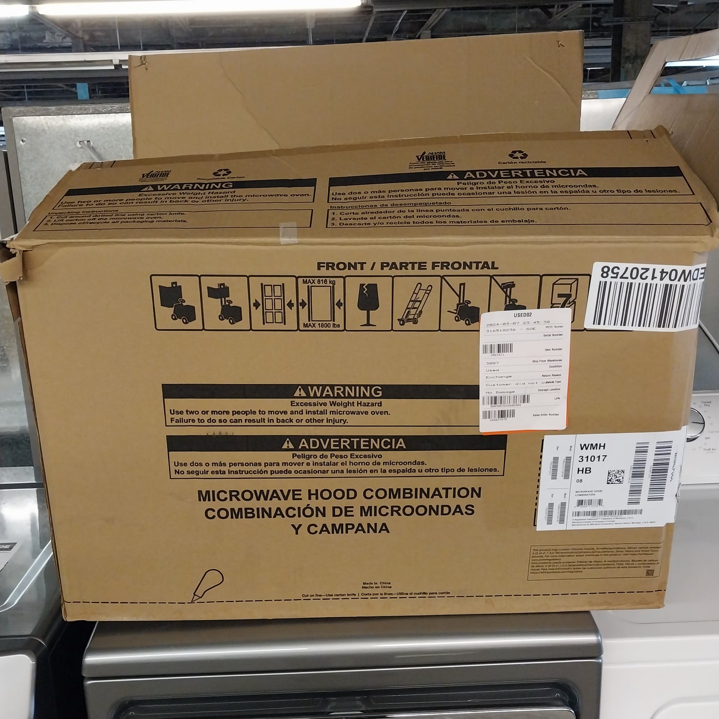 #1305 Liquidation Half Truckload of 20 Customer Return Appliances in South Carolina - Liberty