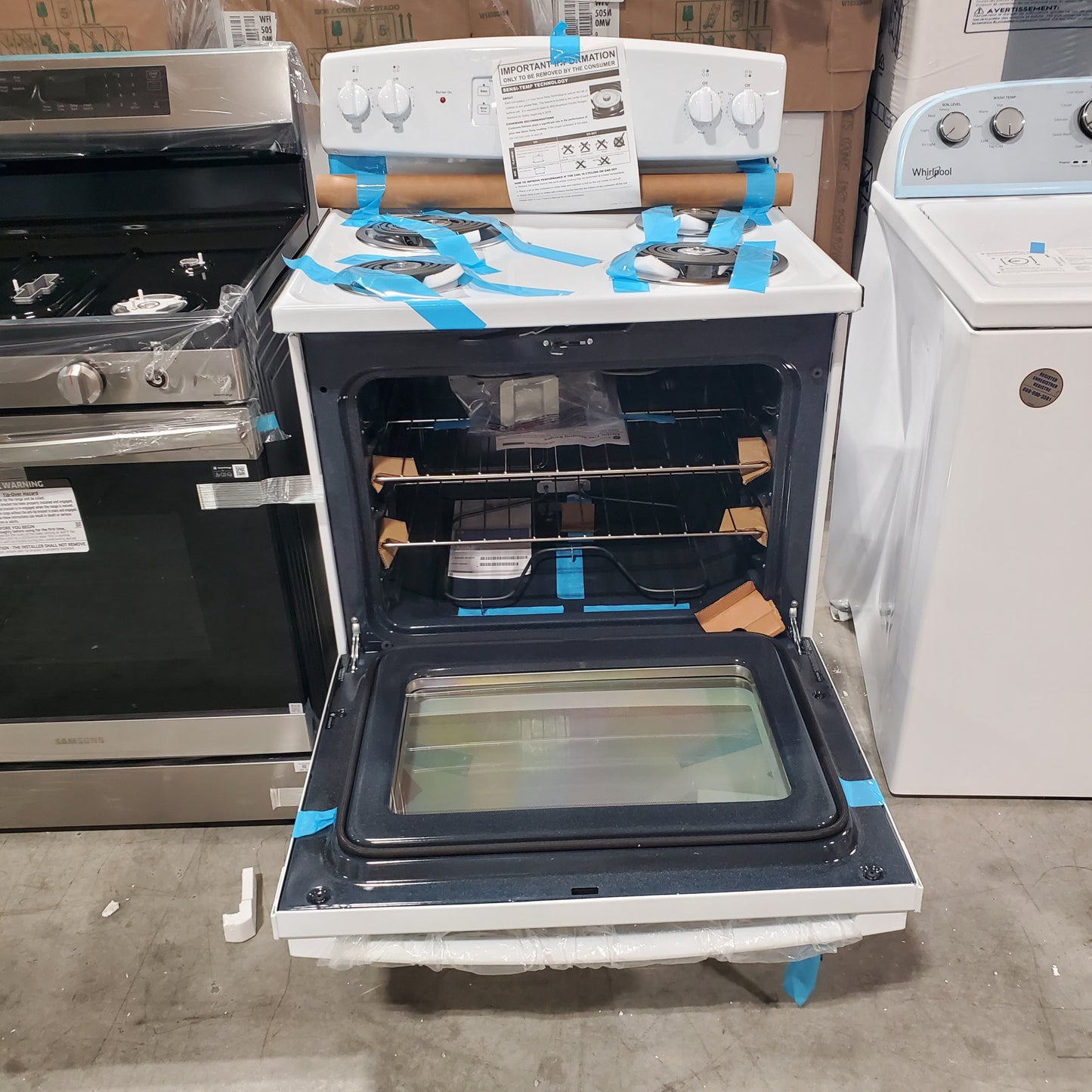 #1473 Liquidation Half Truckload of 38 Salvage Appliances in Texas