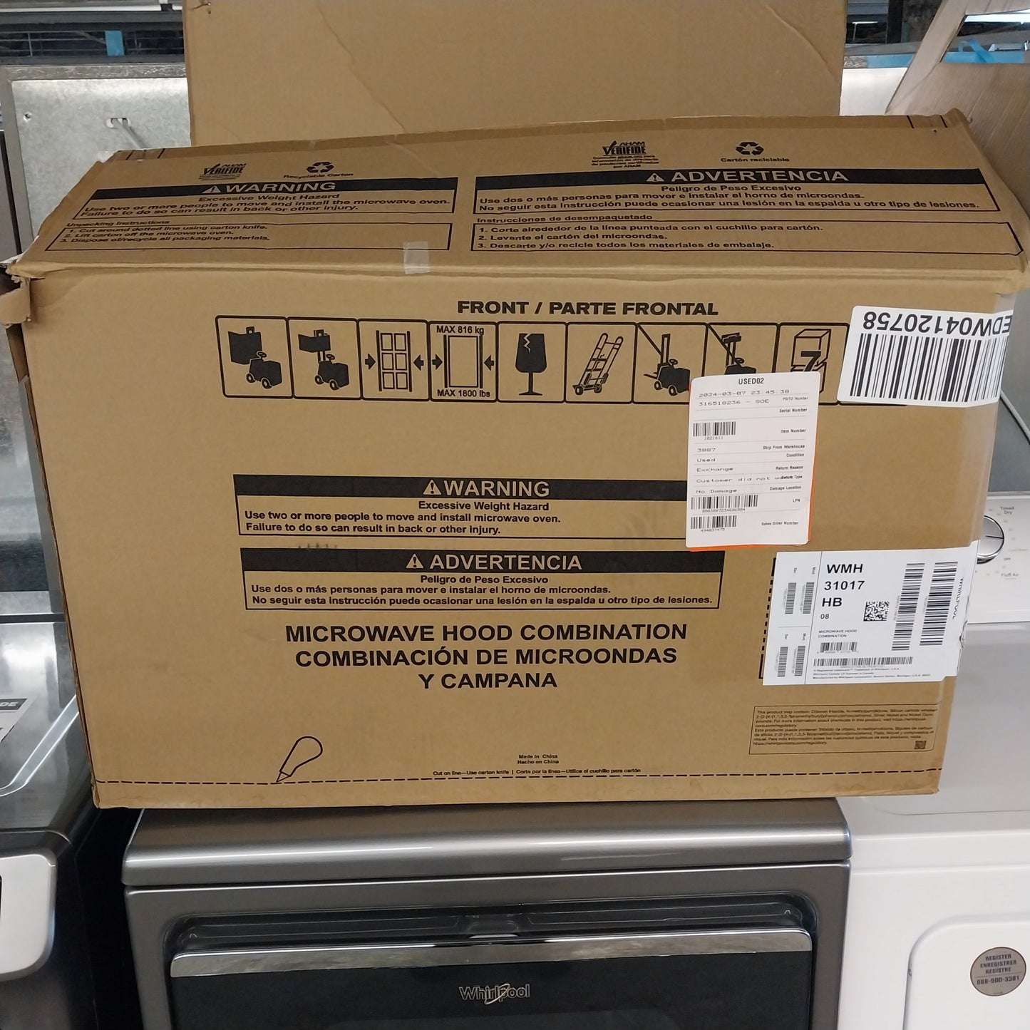 #1305 Liquidation Half Truckload of 20 Customer Return Appliances in South Carolina - Liberty