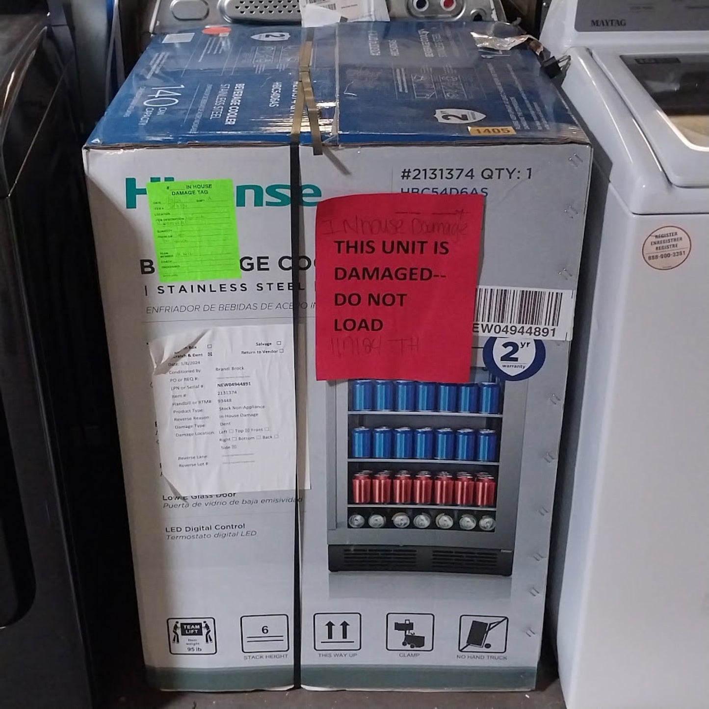 #1486 Liquidation Half Truckload of 25 Customer Return Appliances in South Carolina - Patchwork