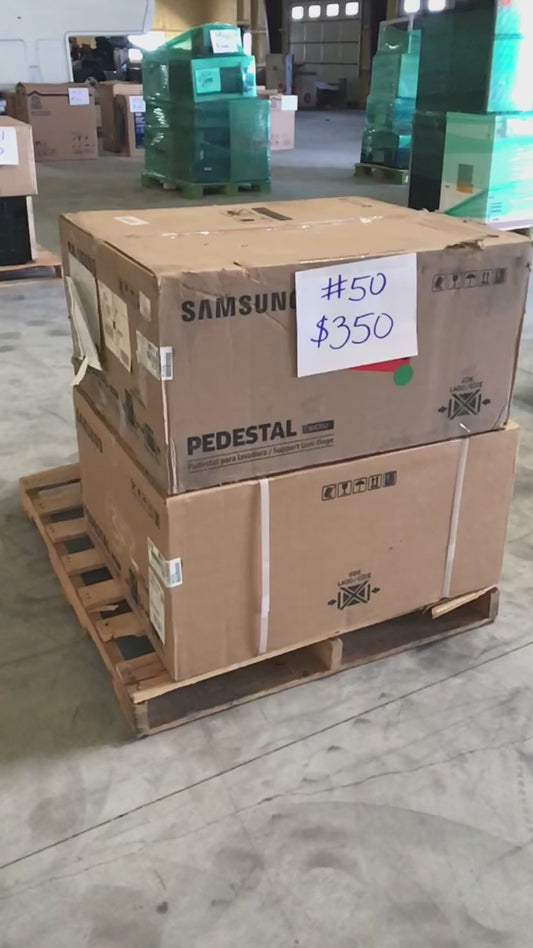 Pallet 50 - Samsun Laundry Pedestals