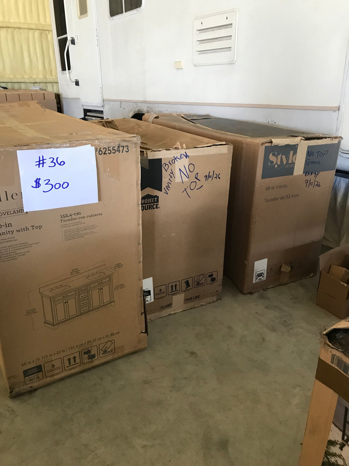 Vanity Lot 36
