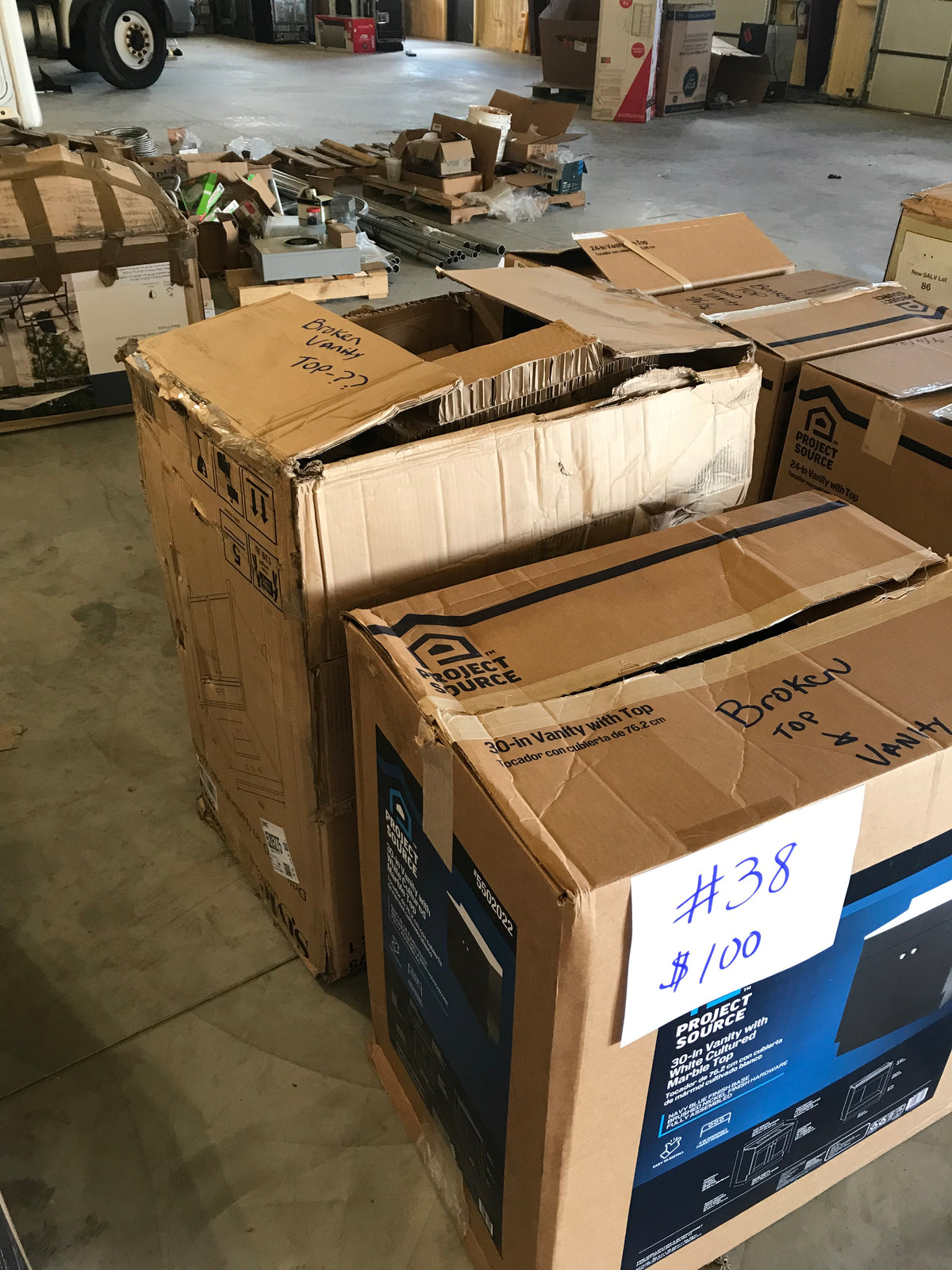 Vanities Lot 38