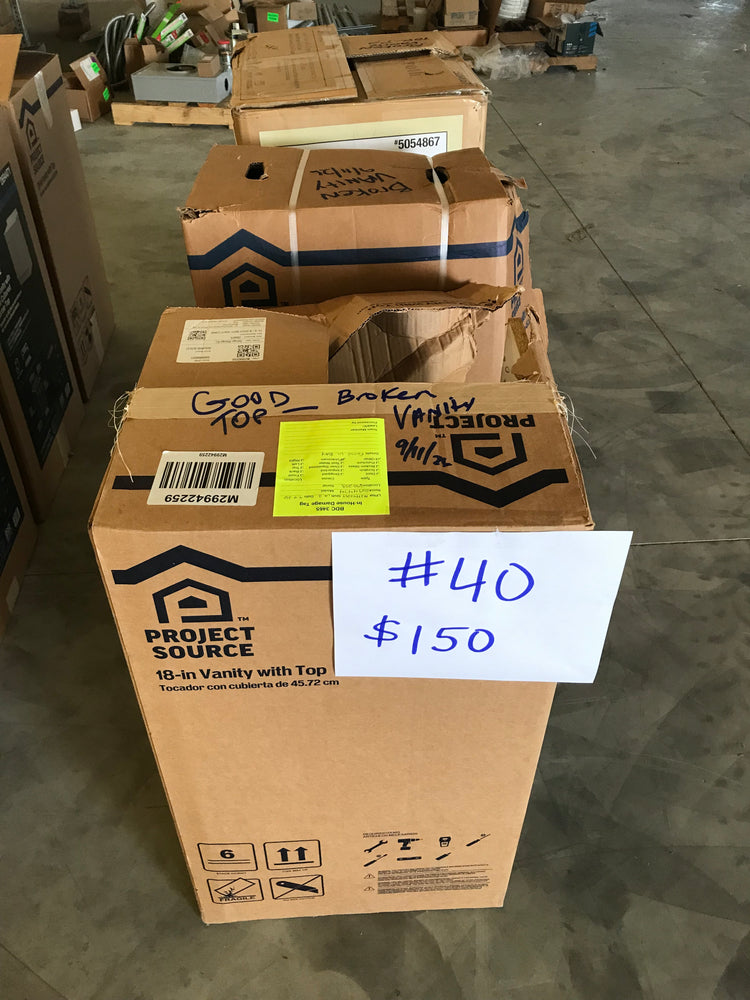 Vanities Lot 40