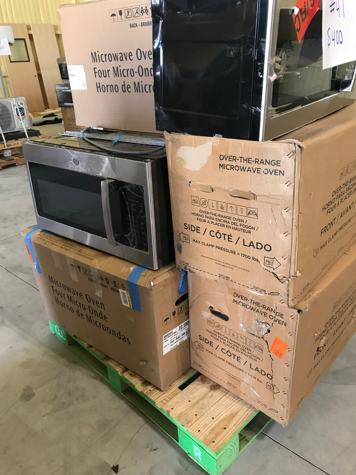 Pallet 41  - OTR Microwaves