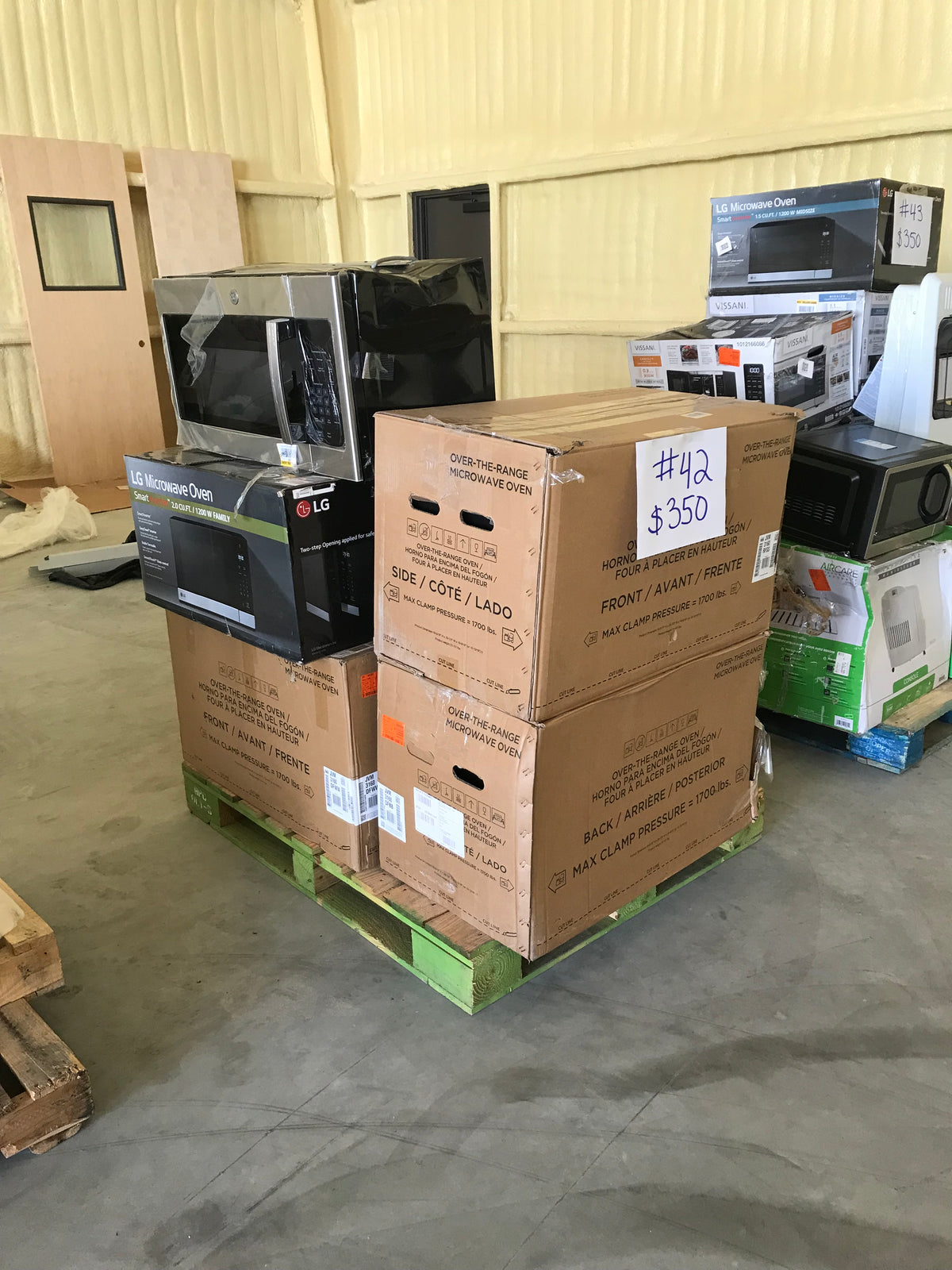 Pallet 42 - OTR Microwaves