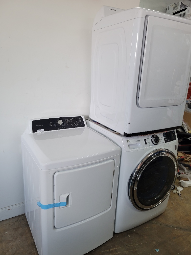 examples of Laundry appliances available in bulk at wholesale pricing.