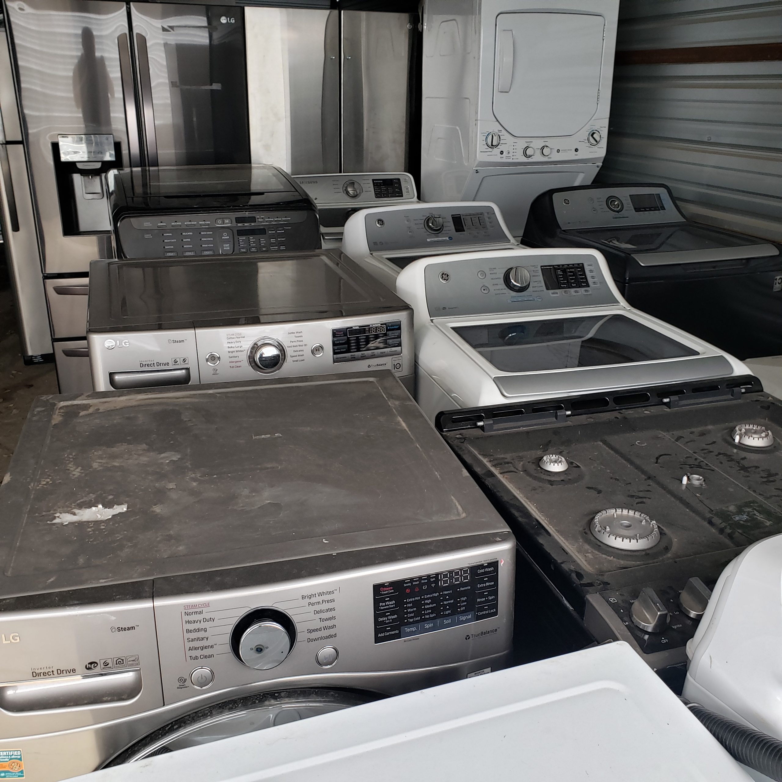 Salvage untested appliances for sale by the truckload in our wholesale liquidation program 15