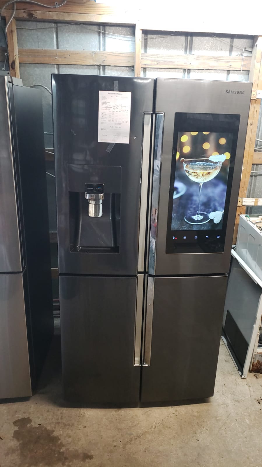 example pictures of More high-end Samsung scratch and dent refrigerators offered by the truckload.