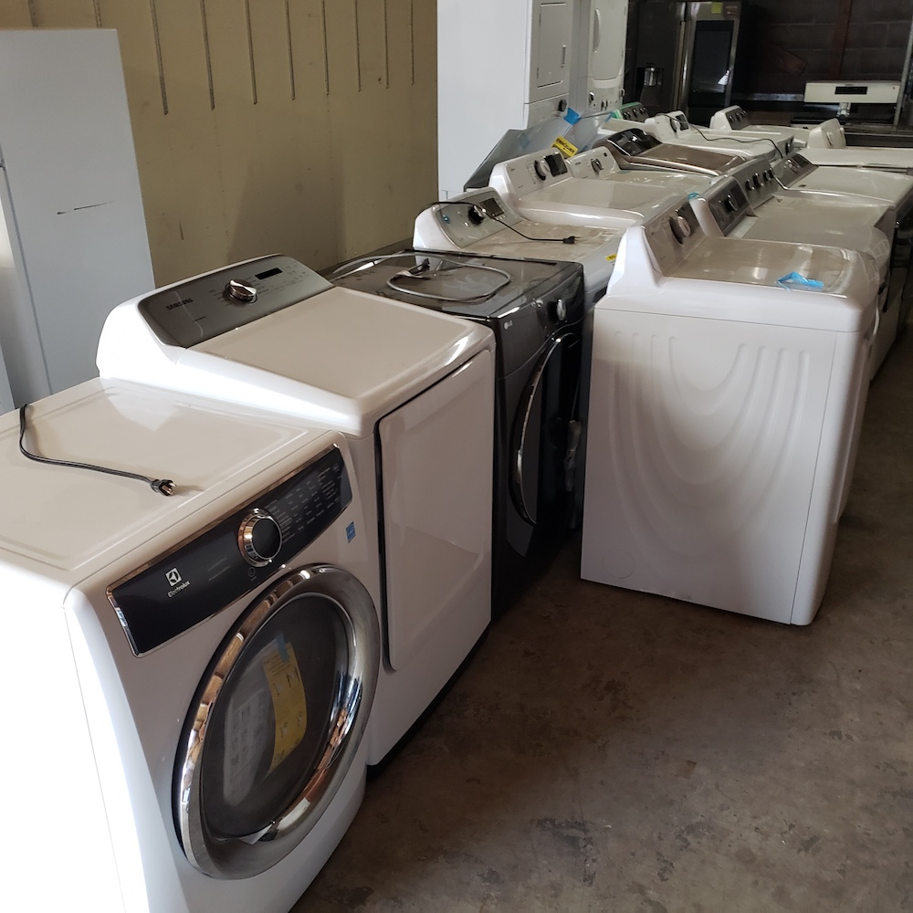 Scratch and Dent laundry appliances that recently sold in our Neu In-House wholesale program.